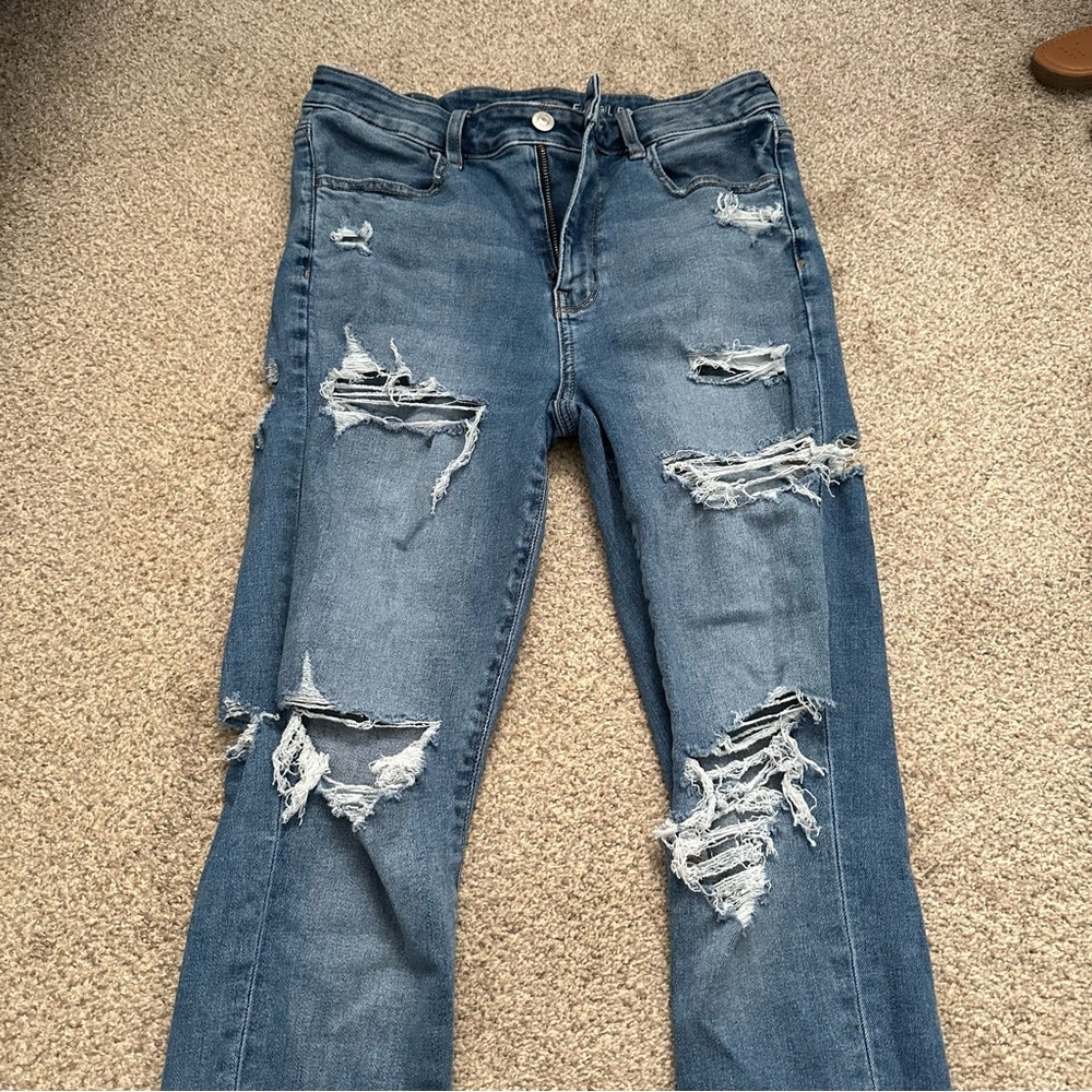 Distressed AEO jeans